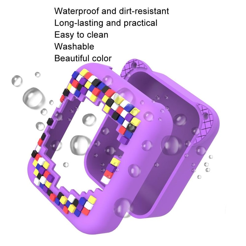 Bitzee Pet Machine Silicone Protective Case Pink with Lanyard Shockproof Carrying Cover