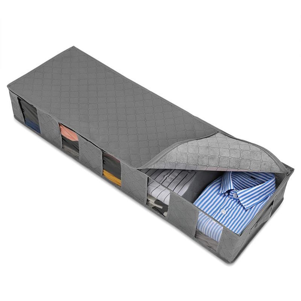 Foldable Under Bed Storage Bag For Clothes Blankets And Quilts 6