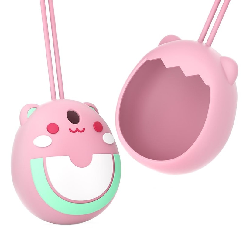 Pink Silicone Protective Cover for Tamagotchi Pix Shockproof Silicone Case for Electronic Pet Device