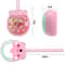 Pink Silicone Protective Cover for Tamagotchi Pix Shockproof Silicone Case for Electronic Pet Device