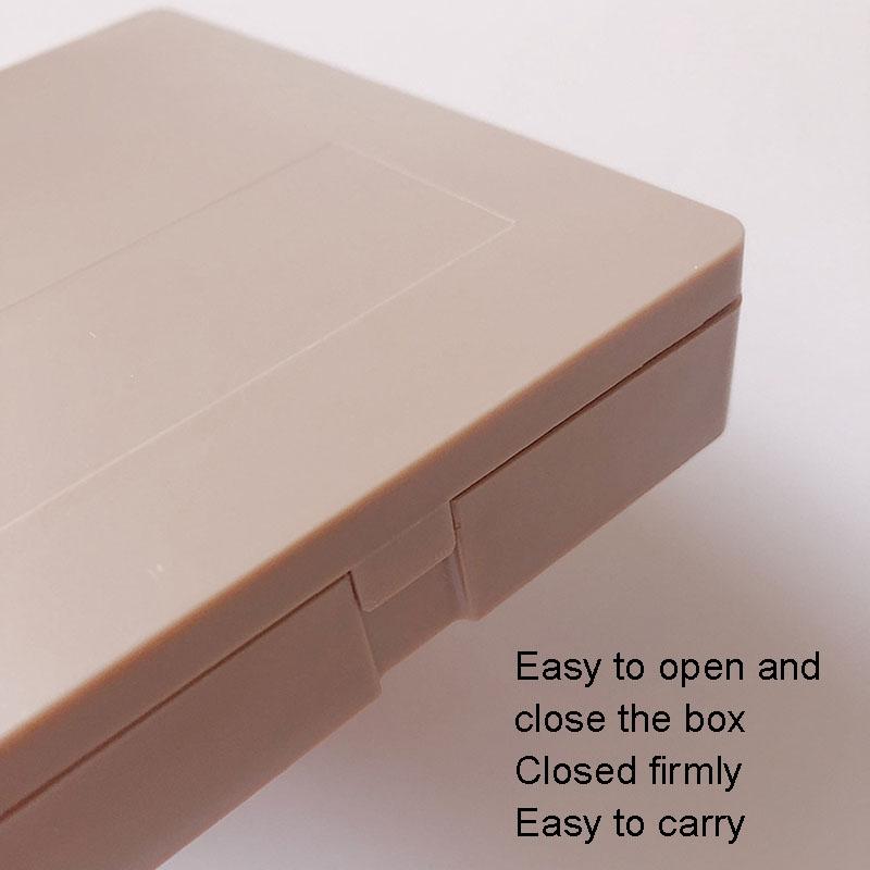 Portable Makeup Brush Set With Mirror Compact Travel Makeup Brushes 5 Piece Mini Kit 8