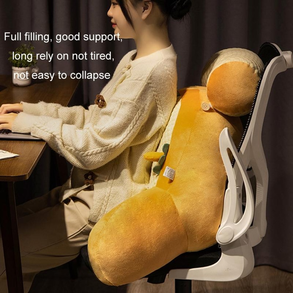 Soft-Packed Bedside Cushion Waist Pillow Sofa Tatami Lumbar Support Pillow Medium Husky