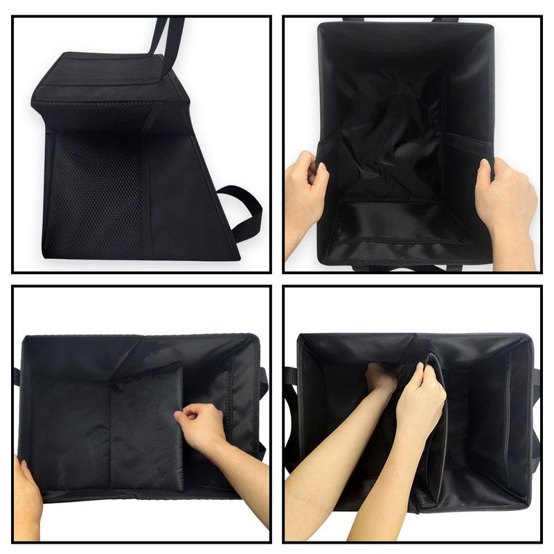 Foldable Oxford Cloth Car Trunk Storage Box Large Capacity Car Organizer for Vehicle & Home Use