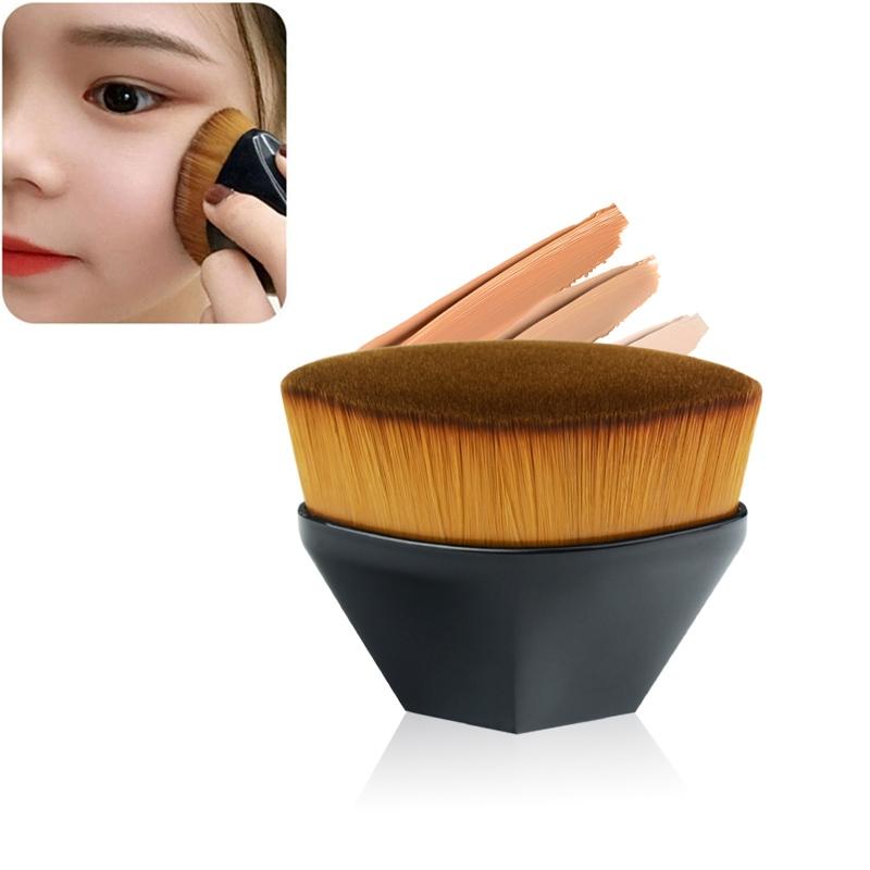 Petal Shape Foundation Brush For Flawless Makeup Blending And Powder Application 0