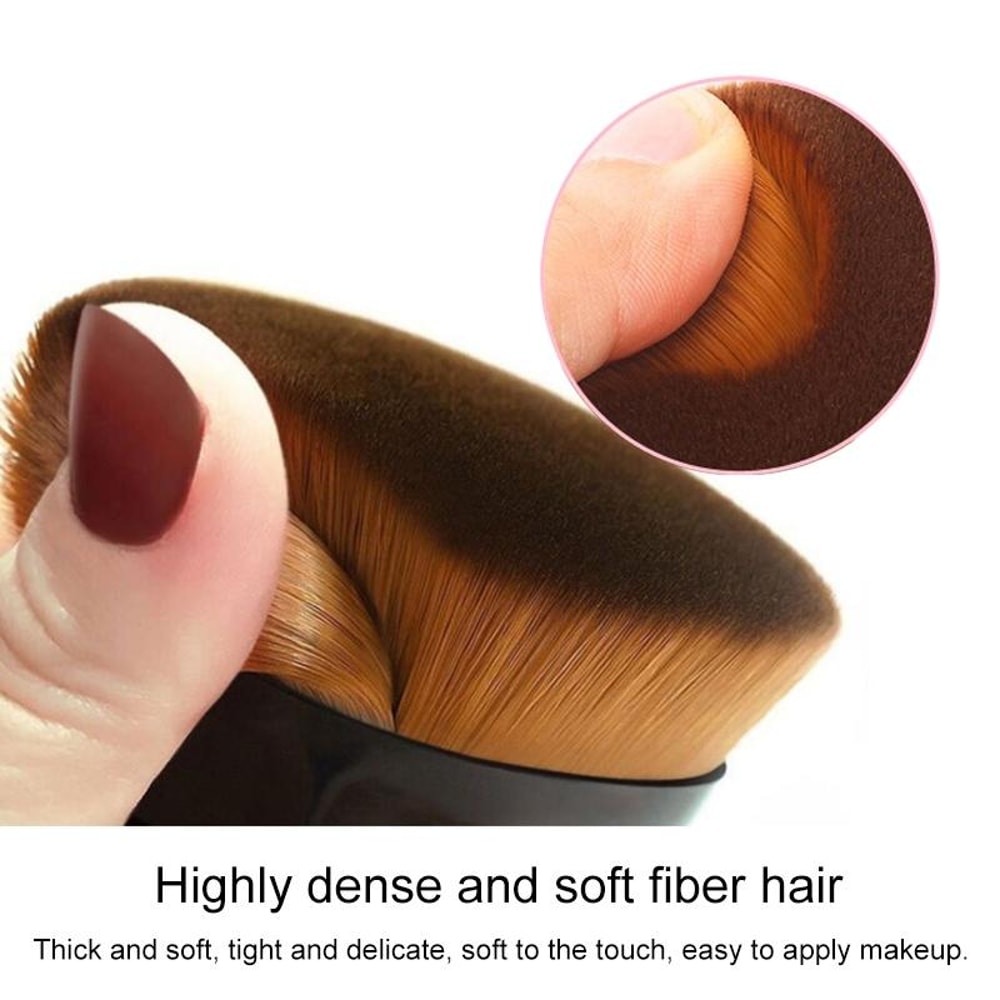 Petal Shape Foundation Brush For Flawless Makeup Blending And Powder Application 3