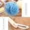 Long Handle Soft Mesh Shower Brush For Back Exfoliation And Gentle Body Cleansing 2
