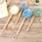Long Handle Soft Mesh Shower Brush For Back Exfoliation And Gentle Body Cleansing 0