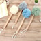 Long Handle Soft Mesh Shower Brush For Back Exfoliation And Gentle Body Cleansing 0