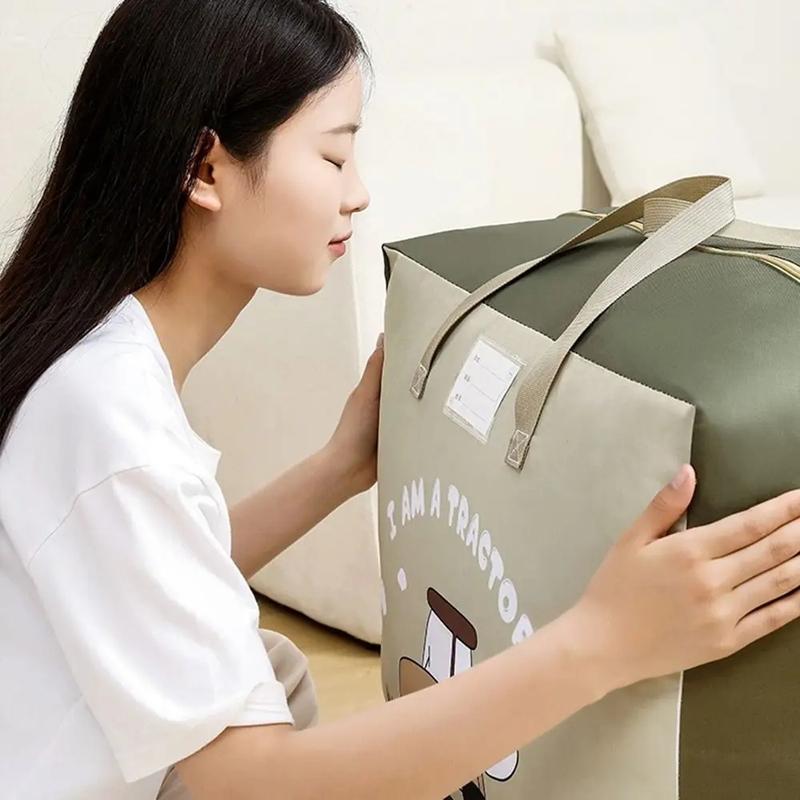 Kids Oxford Cloth Quilt Storage Bag Large Capacity Blanket Organizer 4