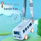 Cute Bus Shaped Portable Leakproof Sippy Cup with Strap Kids Bottle