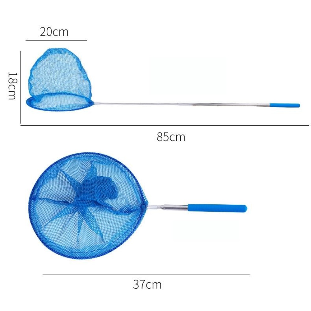 Telescopic Kids Butterfly Fishing Net Stainless Steel