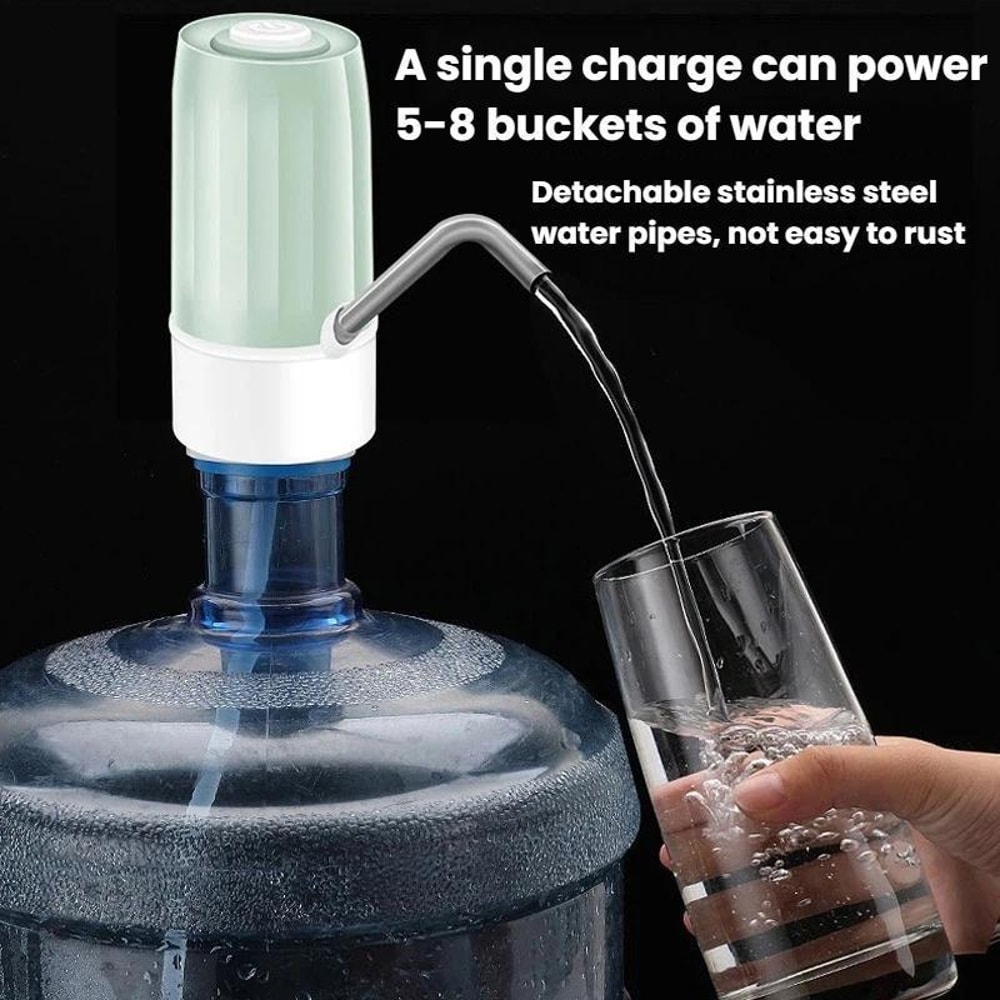 Portable Electric Water Dispenser Pump For Bottled Water Quiet USB Charging 3