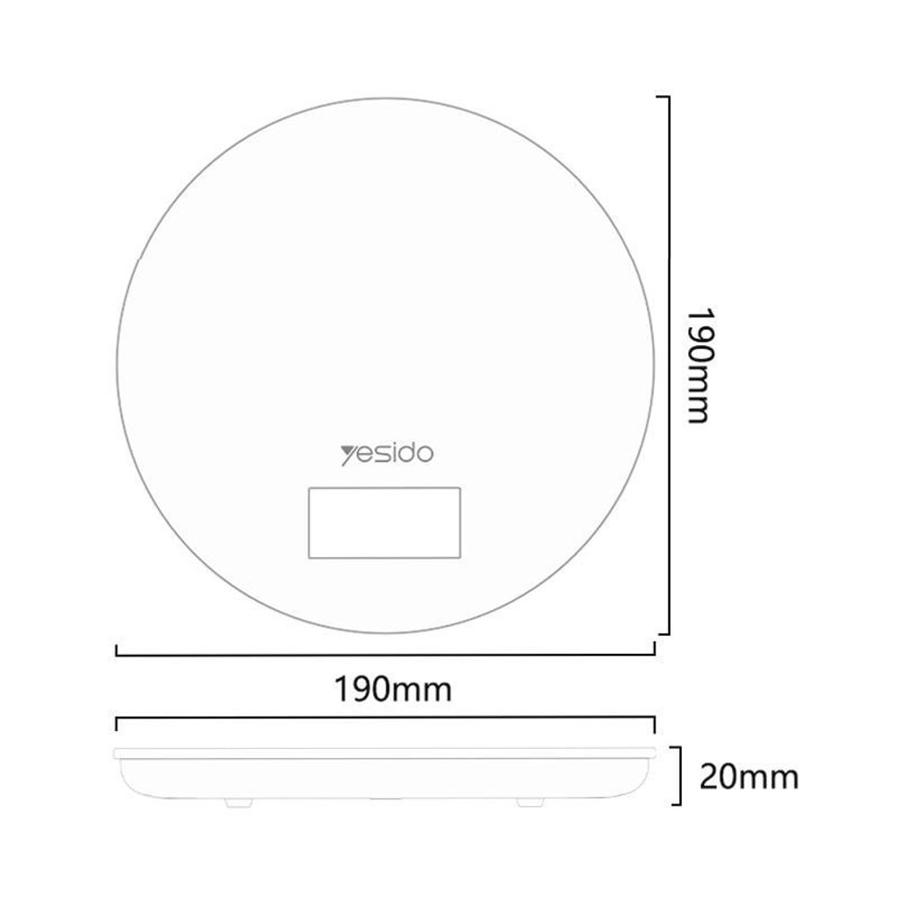 Precision Digital Kitchen Scale 5kg High Accuracy Food Weighing Scale With LCD Display 1