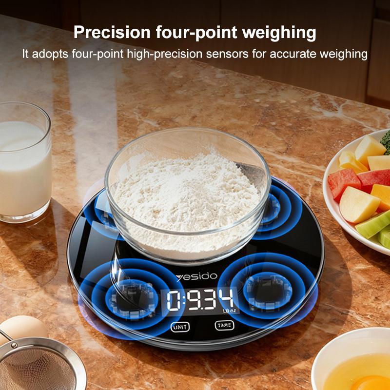 Precision Digital Kitchen Scale 5kg High Accuracy Food Weighing Scale With LCD Display 5