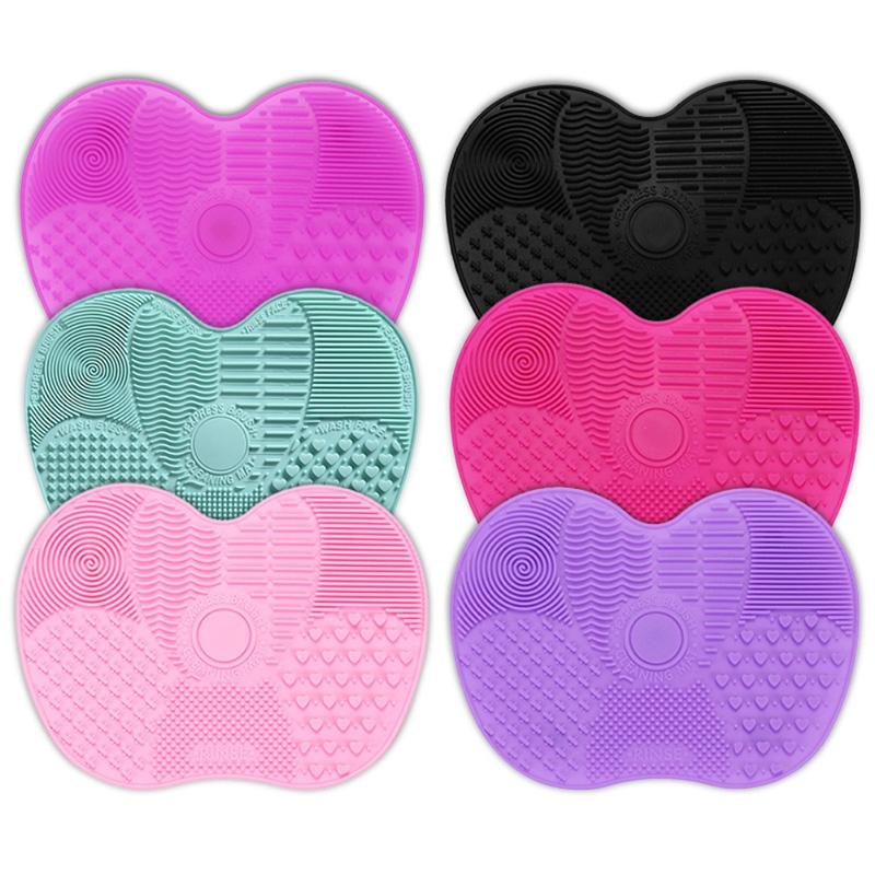 Silicone Makeup Brush Cleaner Mat Pad For Deep Cleaning Brushes 7