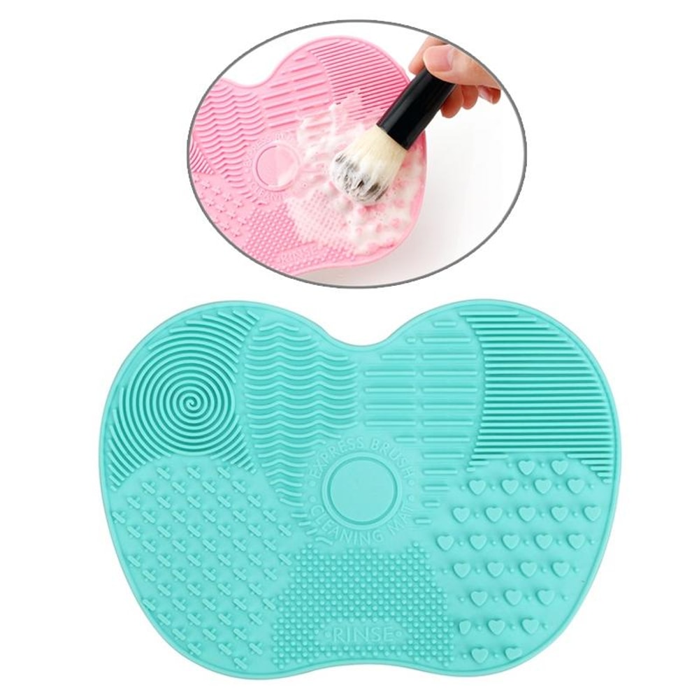 Silicone Makeup Brush Cleaner Mat Pad For Deep Cleaning Brushes 1