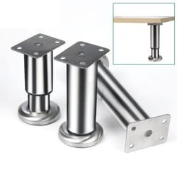 adjustable furniture legs stainless steel heavy duty telescopic support feet for cabinets sofas beds