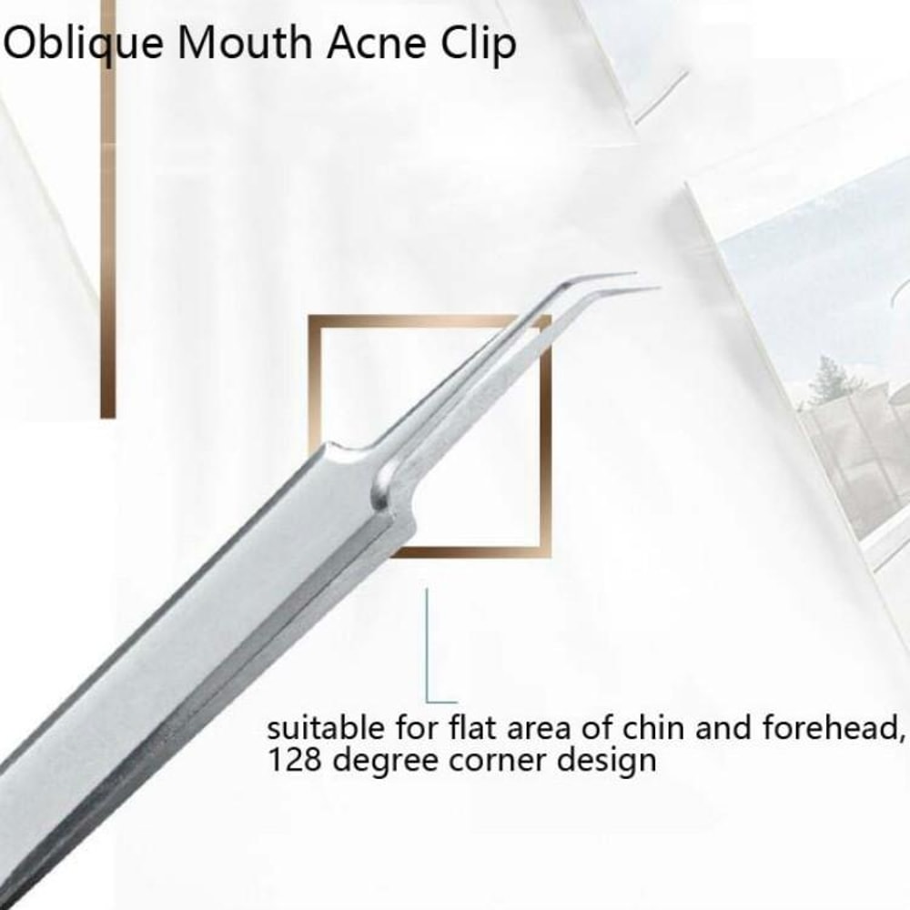 Professional Stainless Steel Blackhead Removal Tool Kit Acne Extractor Set 6