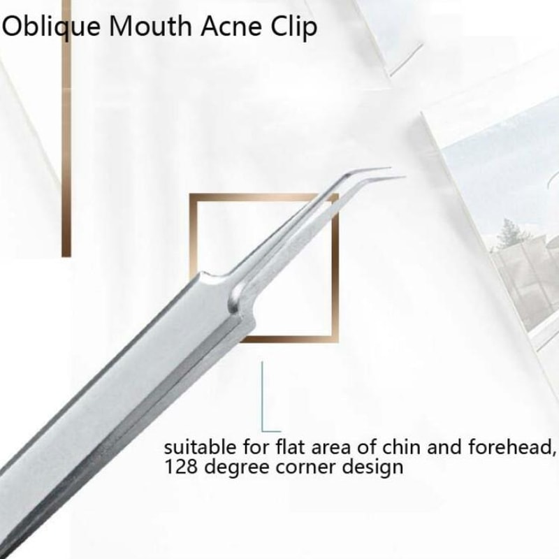 Professional Stainless Steel Blackhead Removal Tool Kit Acne Extractor Set 6