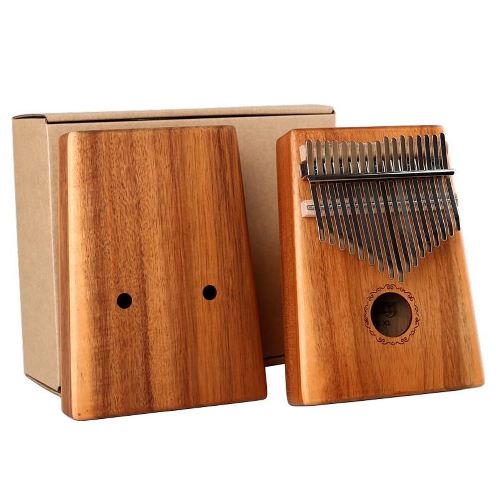 Acacia Wood Kalimba Thumb Piano Finger Piano For Relaxing Music 4