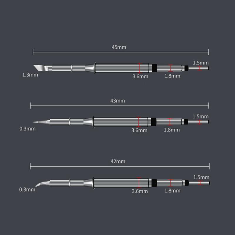 Nano-Coated Soldering Tip Cartridge for T115 Handle Precision Electronics Repair