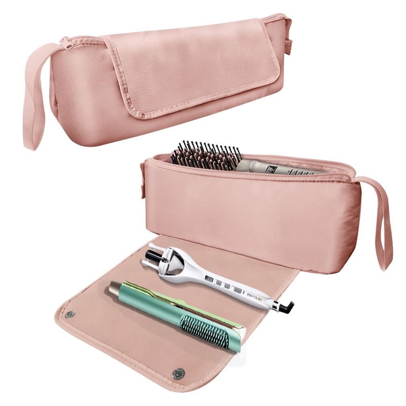 Hair Tool Storage Bag For Hair Dryer Curling Iron And Toiletries 7