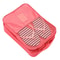 Large Capacity Travel Shoe Bag Pink Nylon Shoe Storage Organizer 0