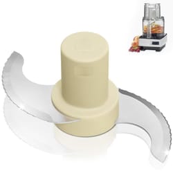 cuisinart 14 cup food processor replacement blade, dlc-001txb compatible stainless steel s blade