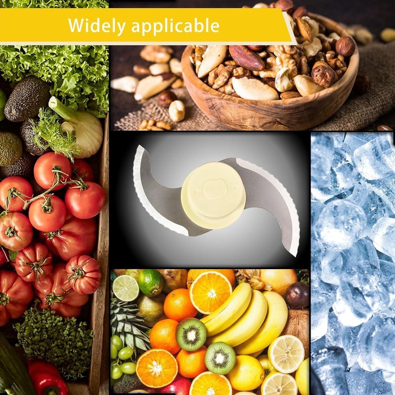 Cuisinart 14 Cup Food Processor Replacement Blade, DLC-001TXB Compatible Stainless Steel S Blade