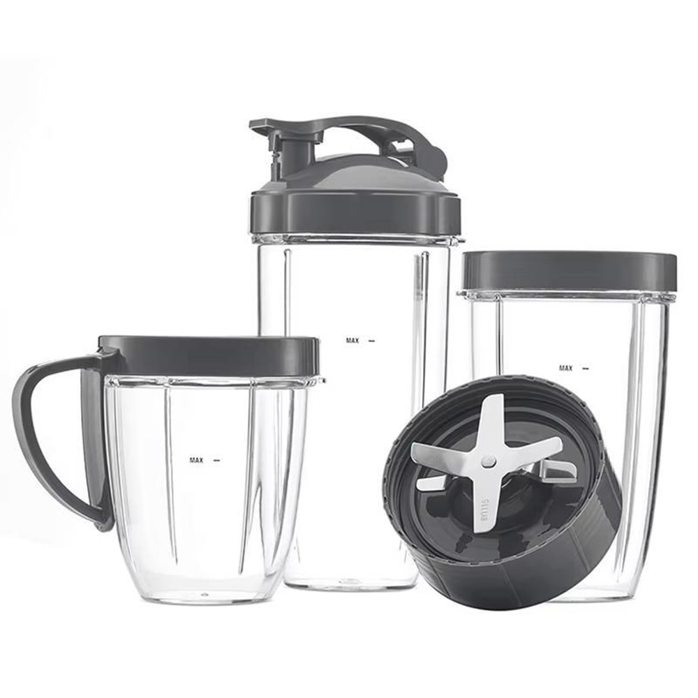 Nutribullet Replacement Cups Set 18oz 24oz 32oz Durable Blender Cups For Smoothies Juicing 0