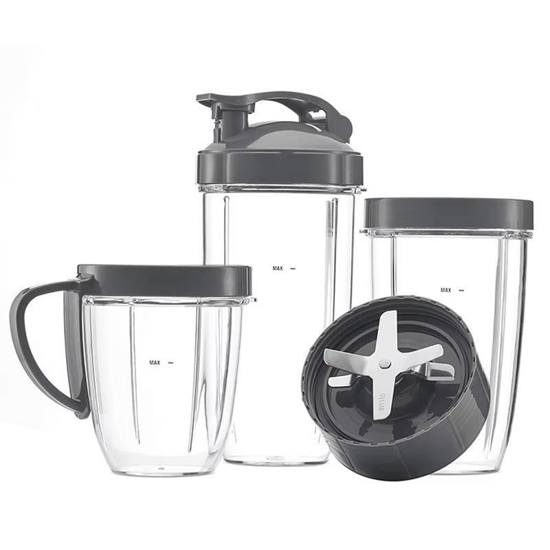 Nutribullet Replacement Cups Set 18oz 24oz 32oz Durable Blender Cups For Smoothies Juicing 0