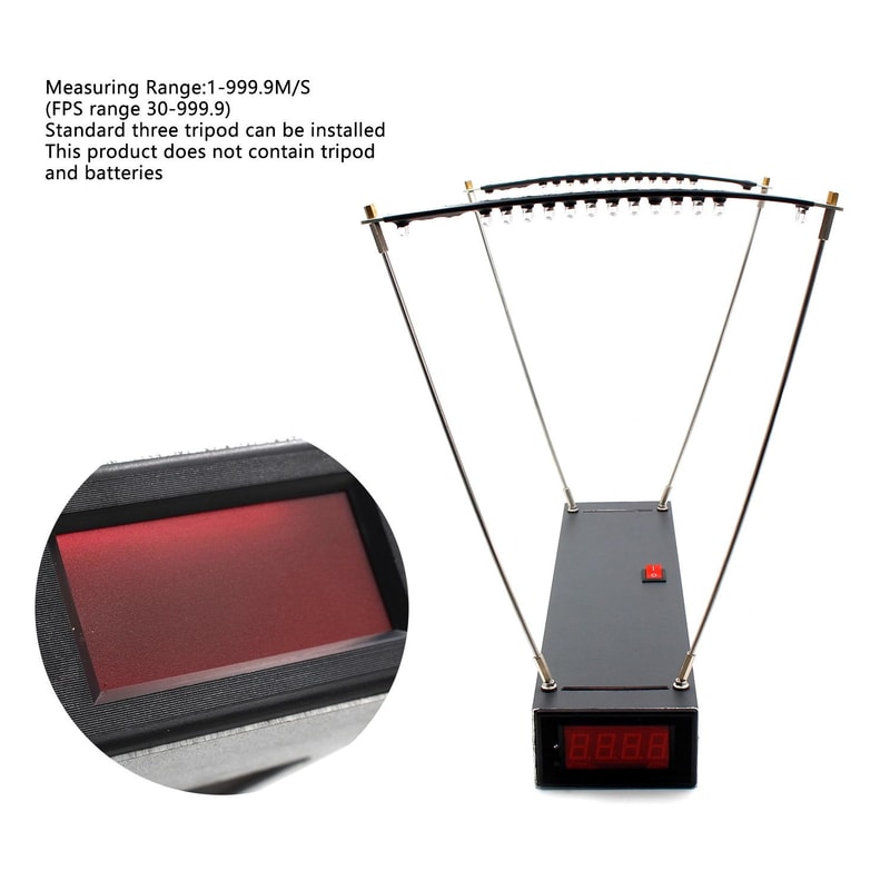 Skywalter Slingshot Speed Measurement Muzzle Velocity Meter Projectile Speed Tester