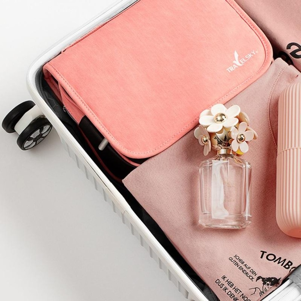 Travelsky Waterproof Cosmetic Bag Large Capacity Travel Toiletry Organizer 3