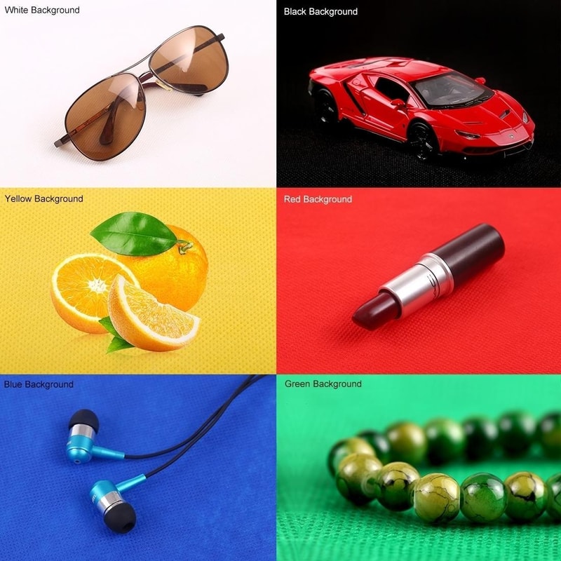 Portable Photo Light Box Studio, LED Light Box Shooting Tent Kit, Portable Photo Studio with Backdrops