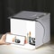 Portable Photo Light Box Studio Tent 20cm LED Photography Shooting Box with Backdrops