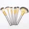 Professional 18 Piece Makeup Brush Set Premium Beige Cosmetic Brushes Kit With Travel Case 6