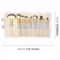 Professional 18 Piece Makeup Brush Set Premium Beige Cosmetic Brushes Kit With Travel Case 3