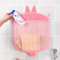 Cartoon Mesh Bath Toy Organizer With Suction Cup Wall Storage Bag 2