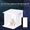Portable LED Photo Light Box Studio Tent Kit with Dual LED Panels and Backdrops for Product Photography