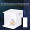 Portable LED Photo Light Box Studio Tent Kit with Dual LED Panels and Backdrops for Product Photography