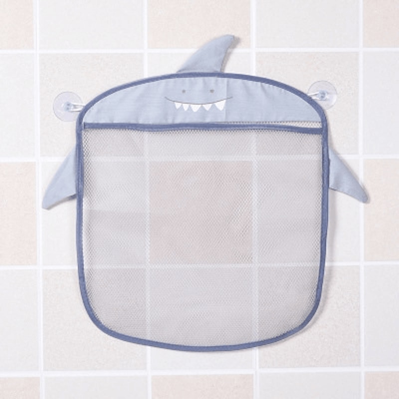 Cartoon Mesh Bath Toy Organizer With Suction Cup Wall Storage Bag 4