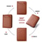 Men Leather Wallet Slim Vertical Card Holder Compact ID Wallet For Everyday Carry 5