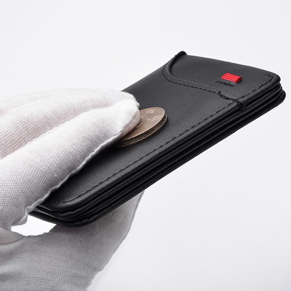 Men Leather Wallet Slim Vertical Card Holder Compact ID Wallet For Everyday Carry 2