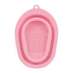 silicone makeup brush cleaner pad & makeup brush cleaning mat with textured deep clean design