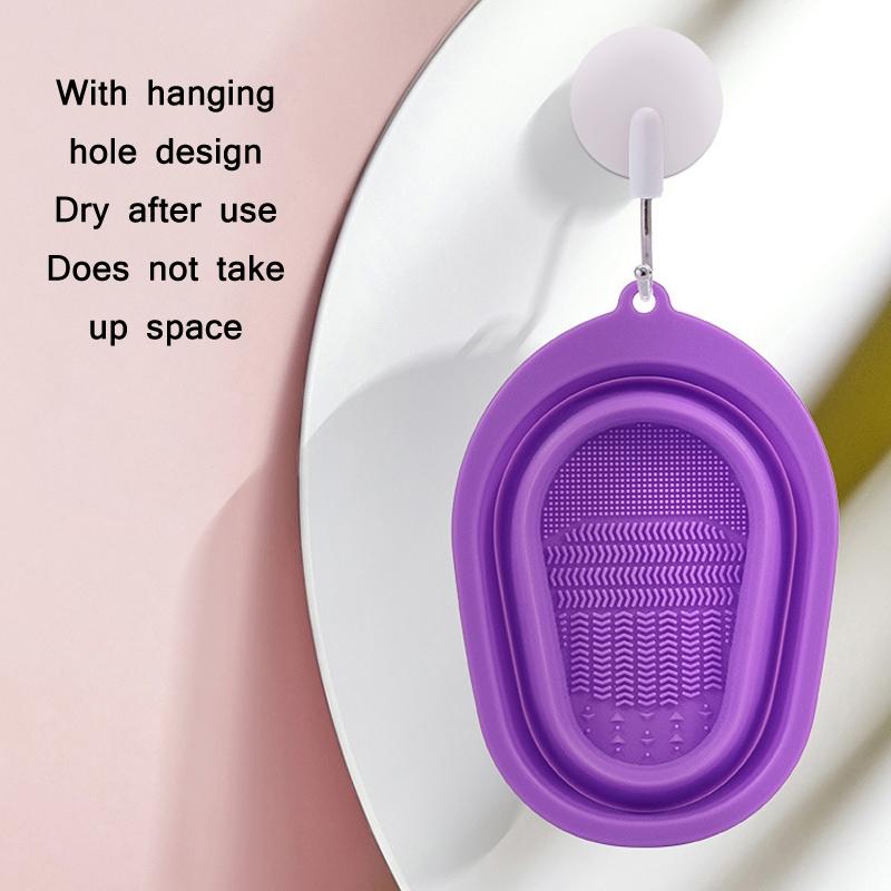 Silicone Makeup Brush Cleaner Pad Makeup Brush Cleaning Mat With Textured Deep Clean Design 6