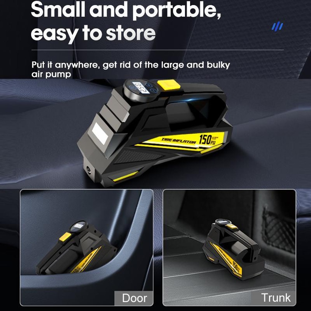 Portable Intelligent Digital Display Car Tire Inflator Electric Air Compressor Pump