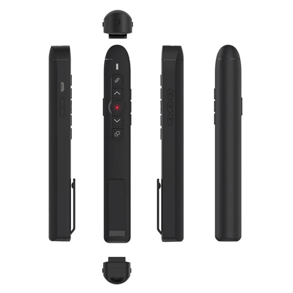 Wireless Presentation Clicker Laser Pointer Remote Presenter Flip Pen for PC & Projector