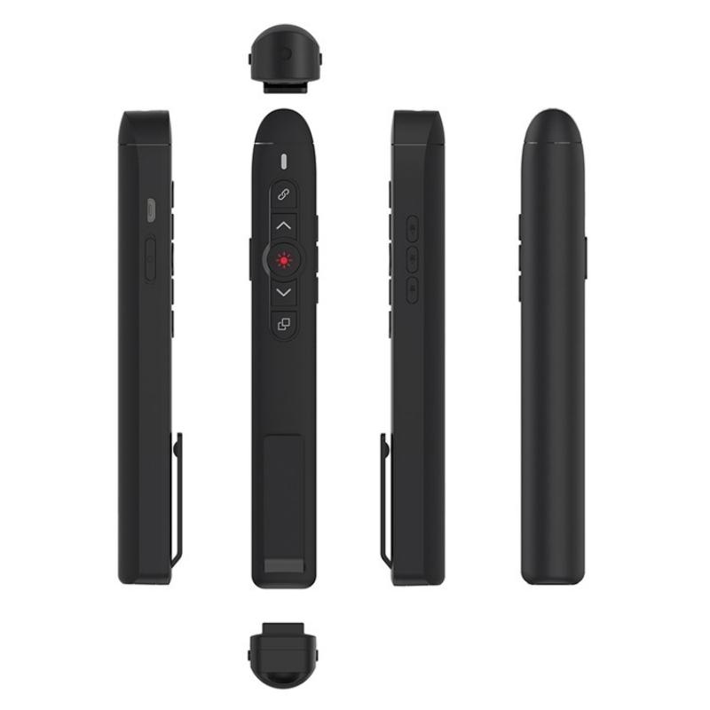Wireless Presentation Clicker Laser Pointer Remote Presenter Flip Pen for PC & Projector