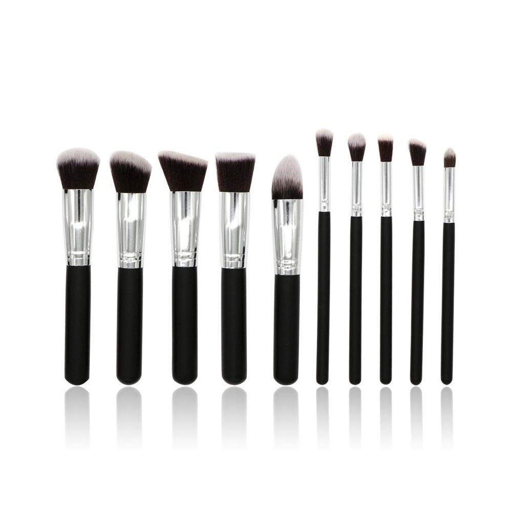 Professional Makeup Brush Set Soft Fiber Cosmetic Brushes For Flawless Face Eye Makeup 0