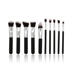 professional makeup brush set soft fiber cosmetic brushes for flawless face & eye makeup